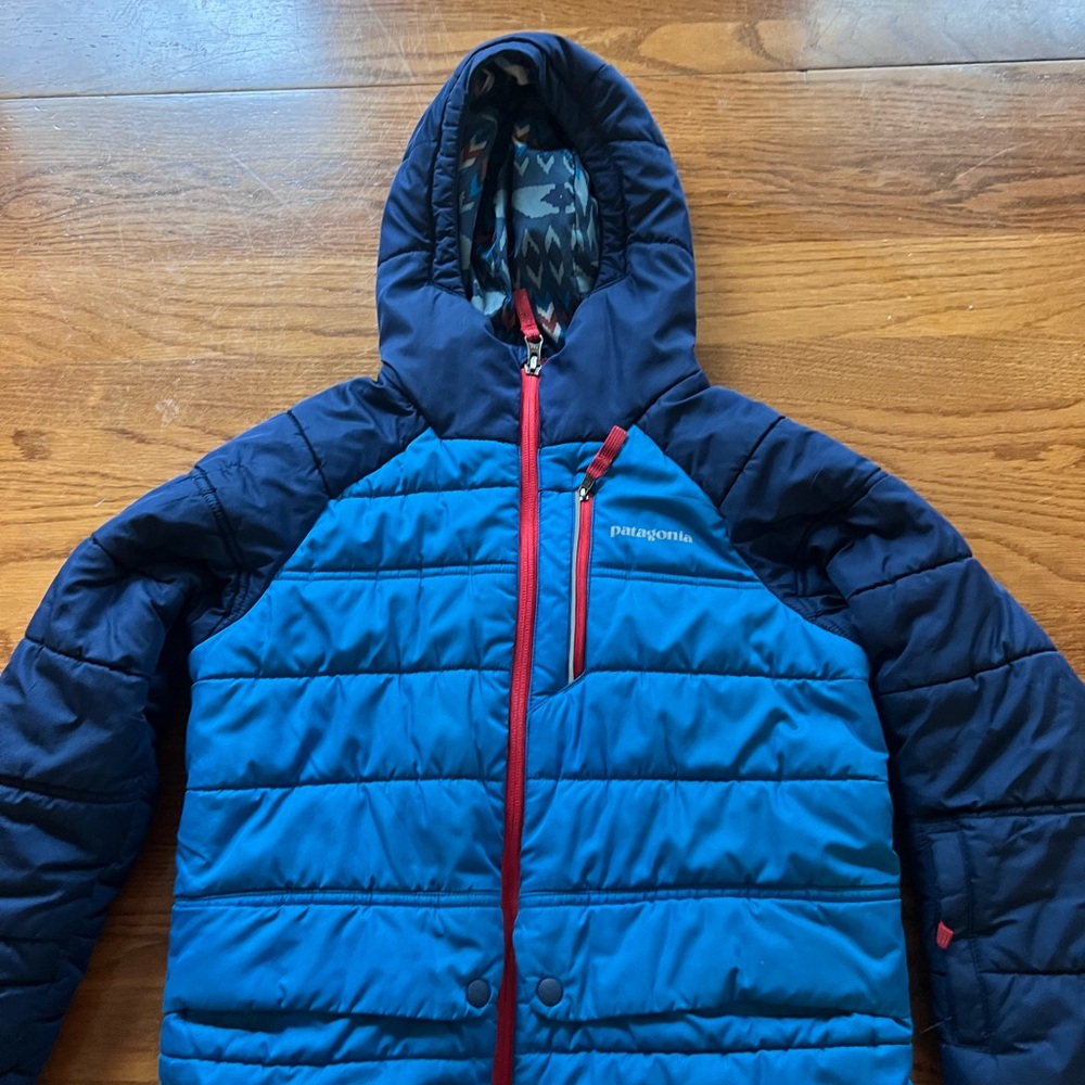 Patagonia Kids Blue Puffer Jacket